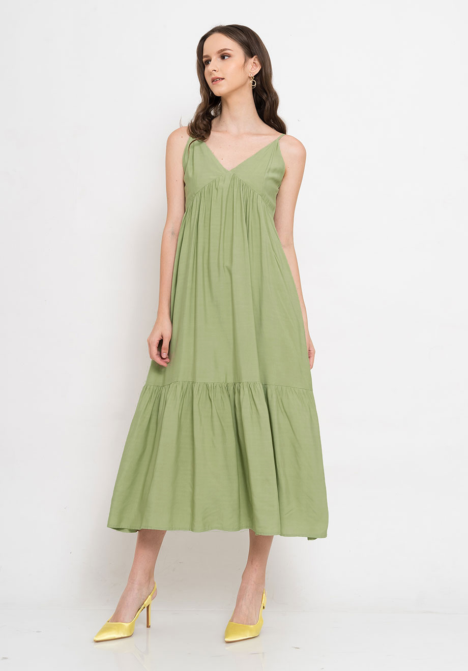 Quora Dress Green - Chocochips | Chocochips Boutique | www.chocochips.co.id