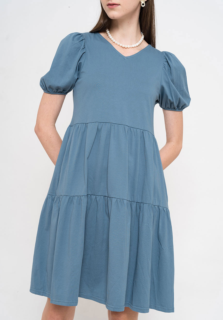 Selma Dress Blue - Chocochips | Chocochips Boutique | www.chocochips.co.id